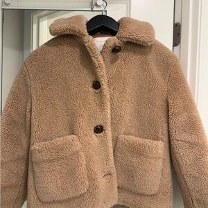 Zara Tan Sherpa Coat
